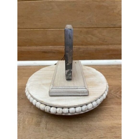 VHTF NWT Rae Dunn Tabletop Rustic Wooden Coffee Time Mug Shaped Sign - Picture 2 of 4